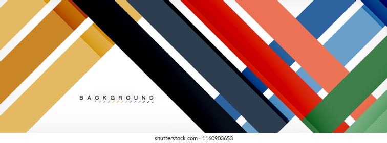 Minimal line design abstract background, vector illustration