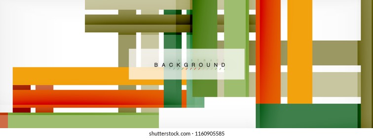 Minimal line design abstract background, vector illustration