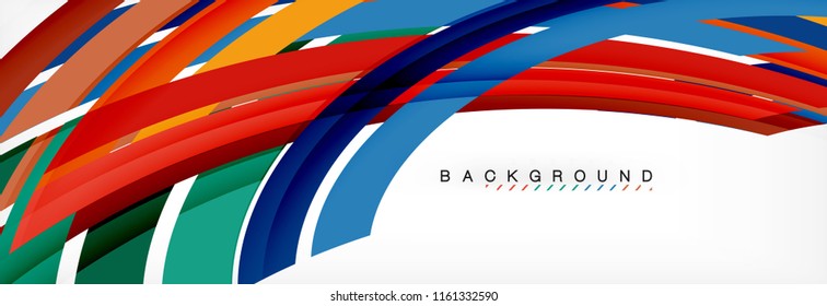 Minimal line design abstract background, vector illustration