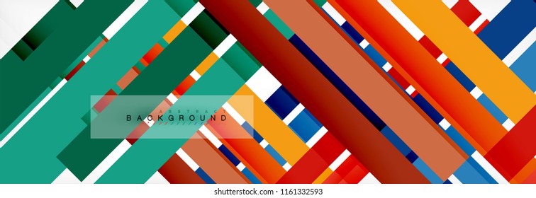Minimal line design abstract background, vector illustration
