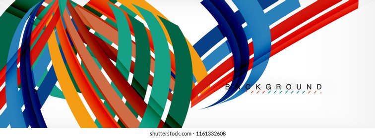 Fondo abstracto de diseño de línea mínima, ilustración vectorial