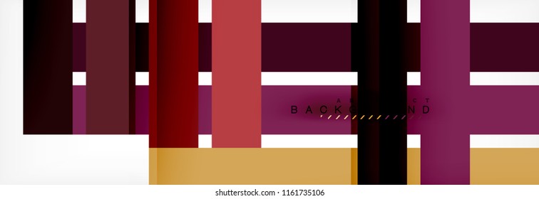 Minimal line design abstract background, vector illustration