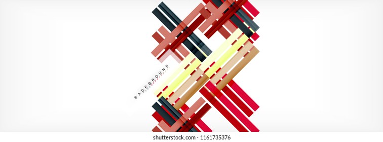 Minimal line design abstract background, vector illustration