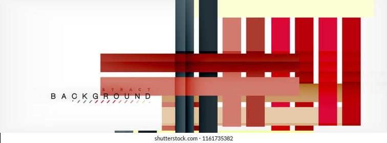 Minimal line design abstract background, vector illustration
