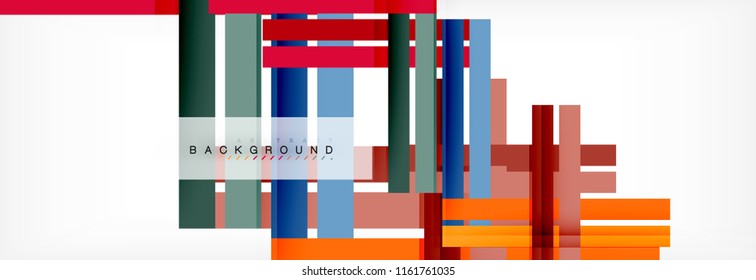 Minimal line design abstract background, vector illustration