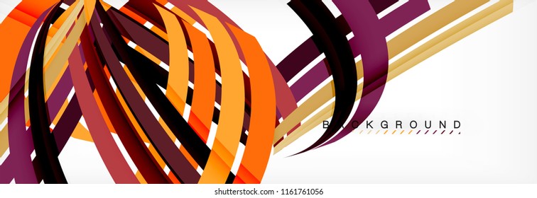 Fondo abstracto de diseño de línea mínima, ilustración vectorial