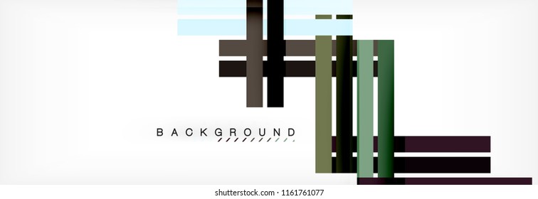 Minimal line design abstract background, vector illustration