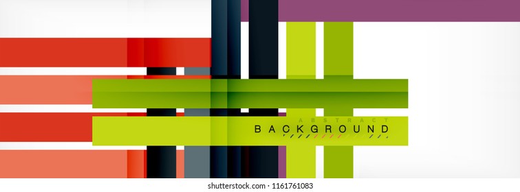 Minimal line design abstract background, vector illustration