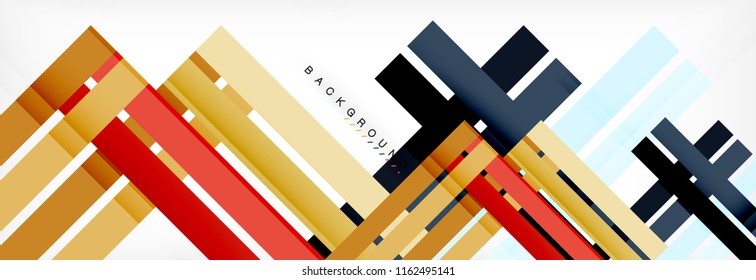 Minimal line design abstract background, vector illustration