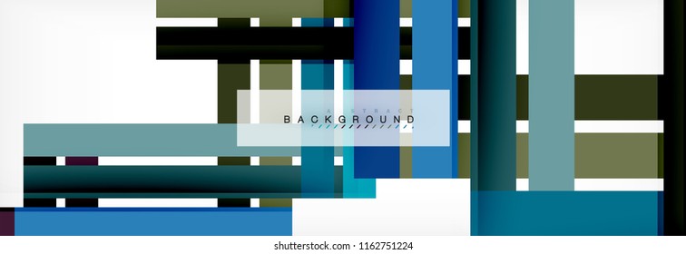 Minimal line design abstract background, vector illustration
