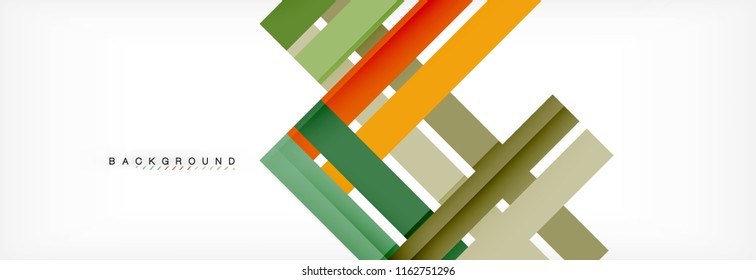 Minimal line design abstract background, vector illustration