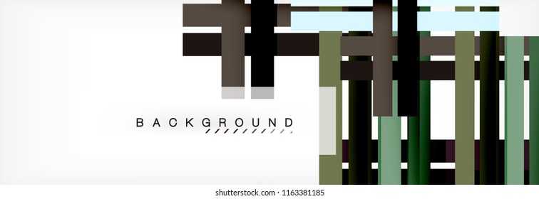 Minimal line design abstract background, vector illustration