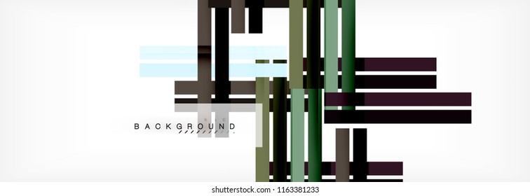 Minimal line design abstract background, vector illustration