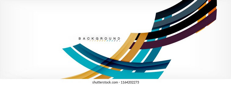 Fondo abstracto de diseño de línea mínima, ilustración vectorial