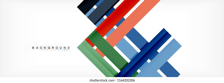 Minimal line design abstract background, vector illustration