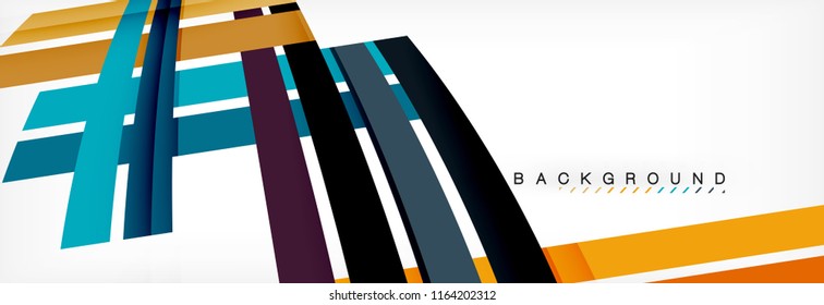 Fondo abstracto de diseño de línea mínima, ilustración vectorial