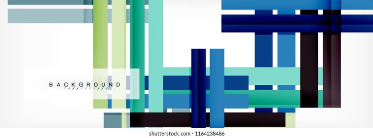 Minimal line design abstract background, vector illustration