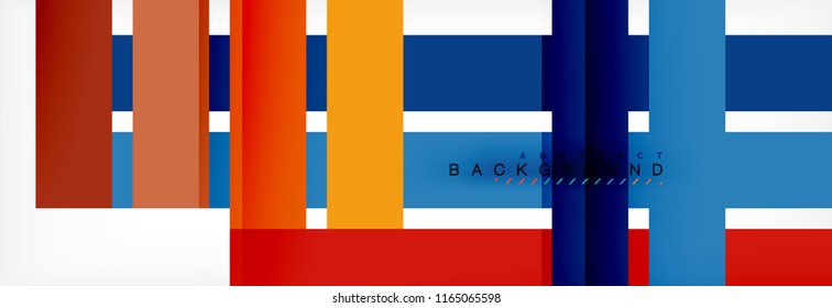 Minimal line design abstract background, vector illustration