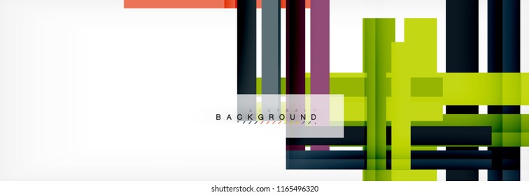 Minimal line design abstract background, vector illustration