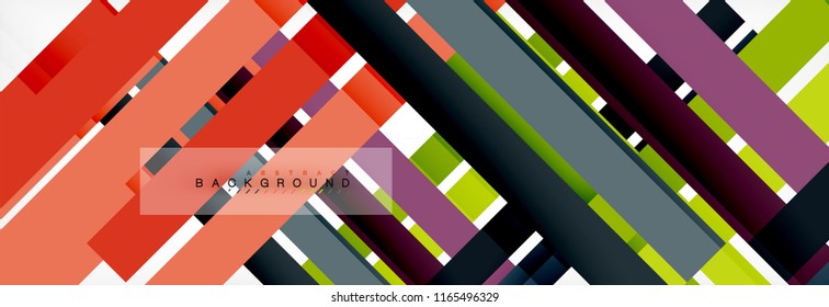 Minimal line design abstract background, vector illustration