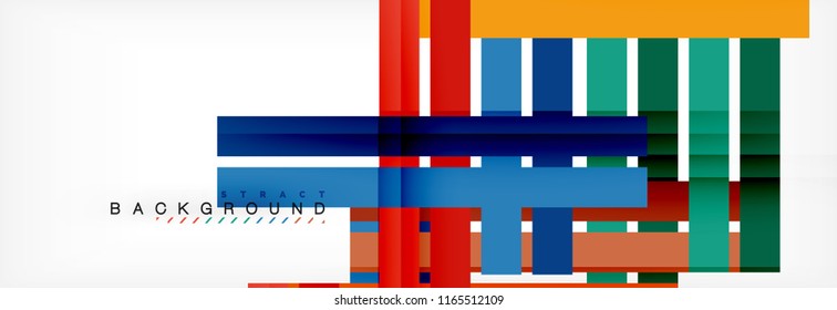 Minimal line design abstract background, vector illustration