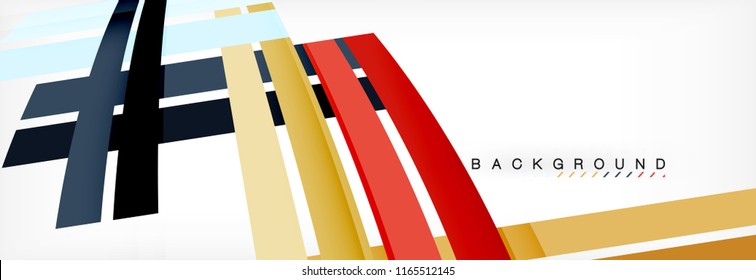 Fondo abstracto de diseño de línea mínima, ilustración vectorial