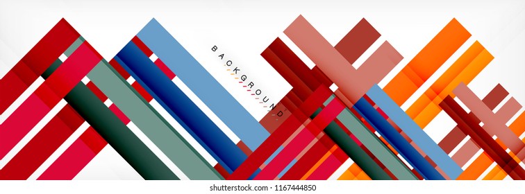 Minimal line design abstract background, vector illustration