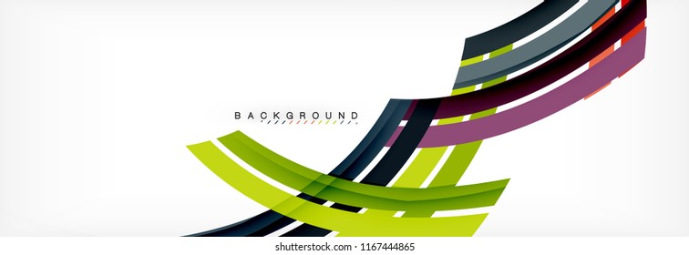 Abstrakter minimaler Zeilendesign, Vektorgrafik