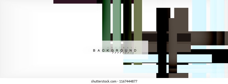 Minimal line design abstract background, vector illustration