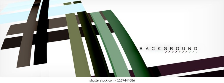 Minimal line design abstract background, vector illustration