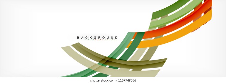 Minimal line design abstract background, vector illustration