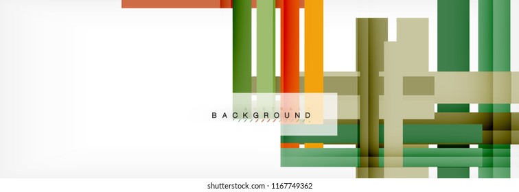 Minimal line design abstract background, vector illustration