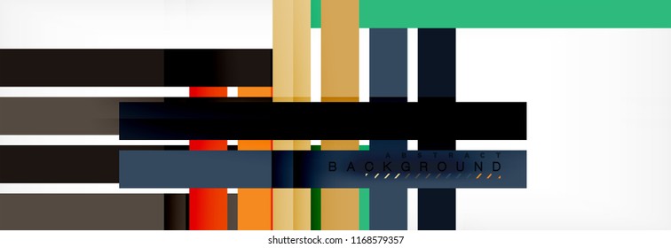 Minimal line design abstract background, vector illustration