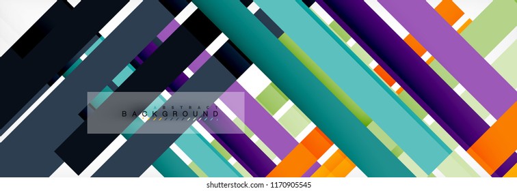 Minimal line design abstract background, vector illustration
