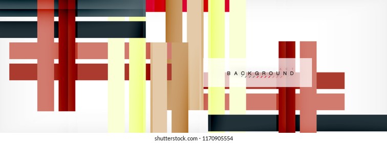 Minimal line design abstract background, vector illustration