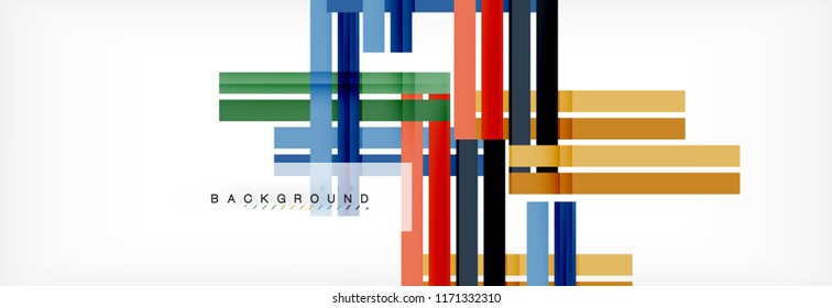 Minimal line design abstract background, vector illustration