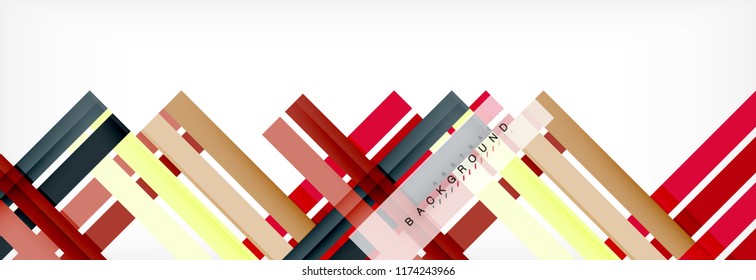 Minimal line design abstract background, vector illustration
