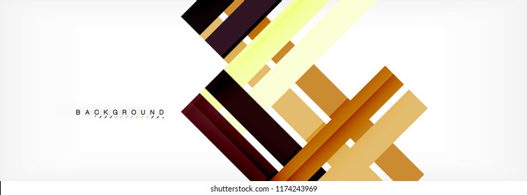 Minimal line design abstract background, vector illustration