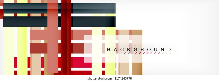 Minimal line design abstract background, vector illustration