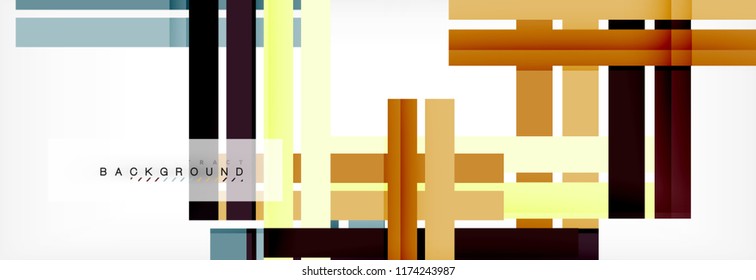 Minimal line design abstract background, vector illustration