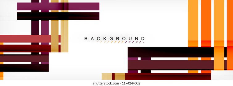 Fondo abstracto de diseño de línea mínima, ilustración vectorial