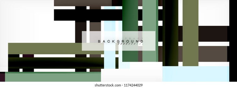 Minimal line design abstract background, vector illustration