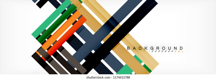 Fondo abstracto de diseño de línea mínima, ilustración vectorial