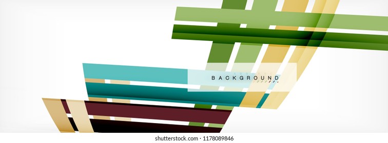 Minimal line design abstract background, vector illustration