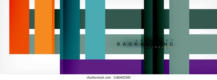 Minimal line design abstract background, vector illustration