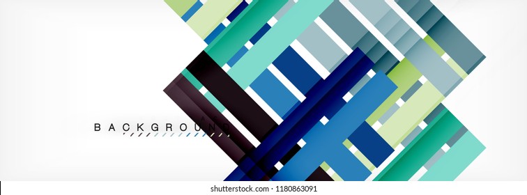Minimal line design abstract background, vector illustration