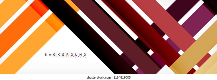 Minimal line design abstract background, vector illustration
