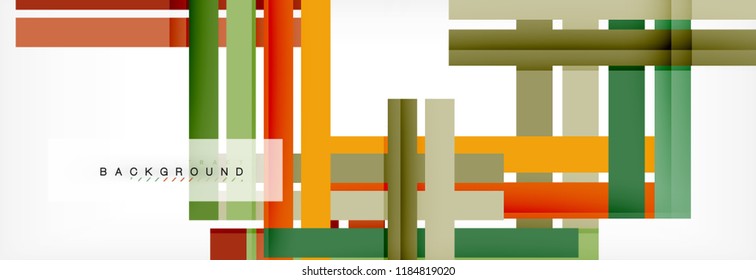 Minimal line design abstract background, vector illustration