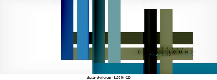 Minimal line design abstract background, vector illustration