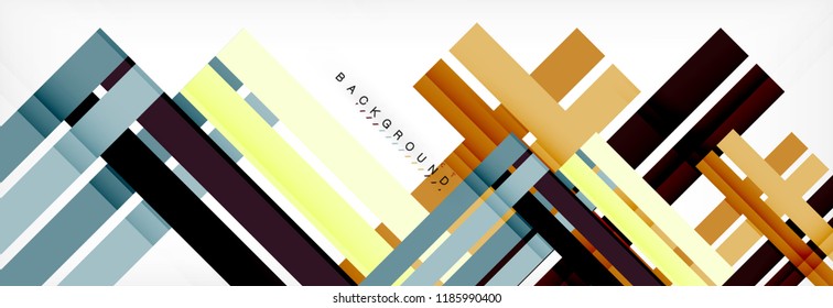 Minimal line design abstract background, vector illustration